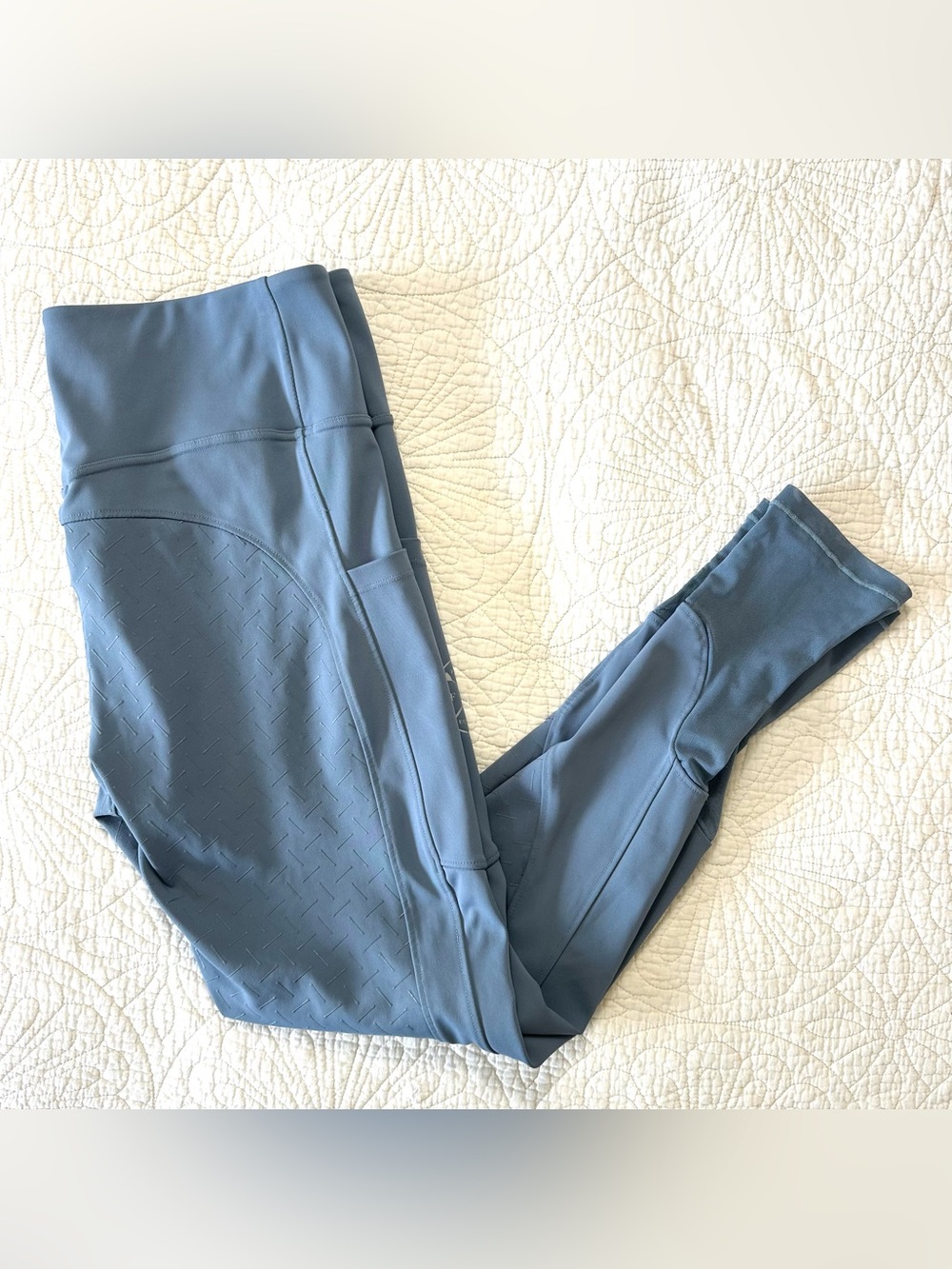 Free Ride Blue Equestrian Leggings Womens XXL